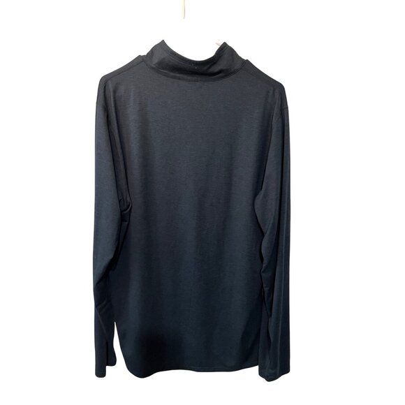 Vuori Mens Navy Long Sleeve 1/4 Zip Pullover With Pocket - Picture 2 of 8